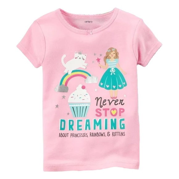 Dreaming Princess Pink Short Sleeve T-Shirt - Picture 1 of 1